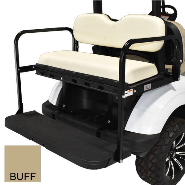 Rear Flip Seat kit for Club Car Precedent - Buff / Beige