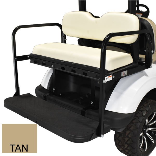 Rear Flip Seat for E-Z-GO TXT - Tan (Years 1994.5-Up)
