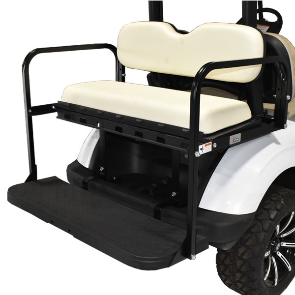 Rear Flip Seat for E-Z-GO TXT - White (Years 1994.5-Up)