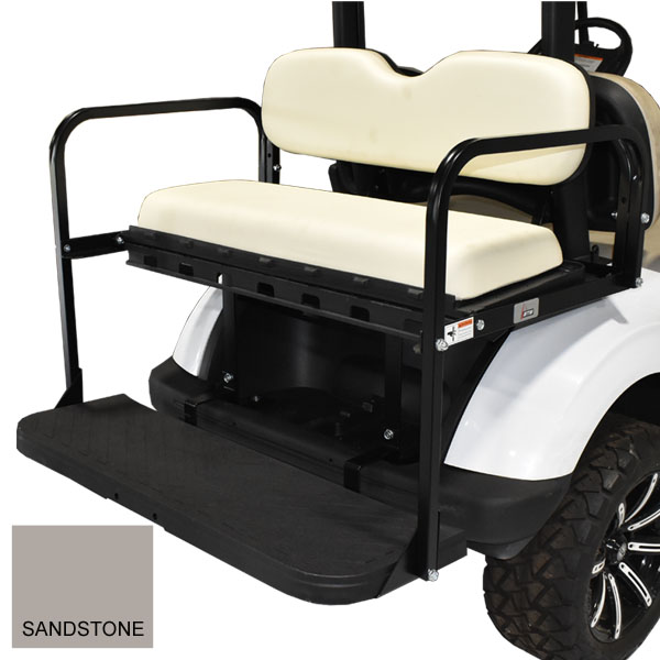 Rear Flip Seat for E-Z-GO RXV - Sandstone