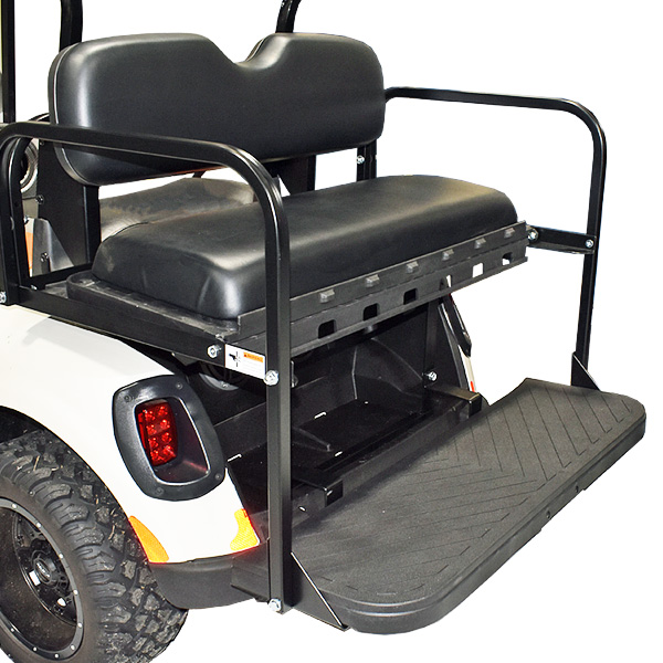 Rear Flip Seat for E-Z-GO RXV - Black