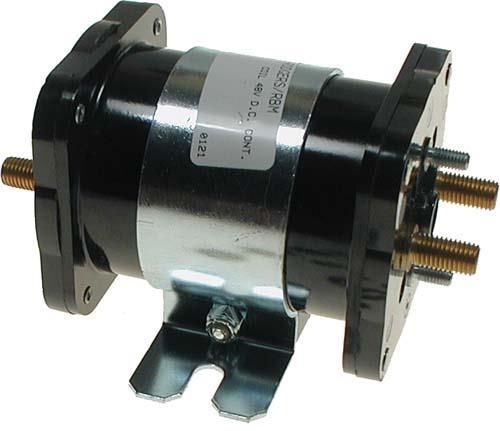 48-Volt 48V, 6 Terminal Solenoid With Silver Contacts. Heavy Duty 200A Continuous, 600A Peak