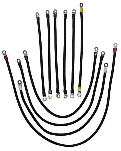 4 Gauge 600A Weld Cable Set For Club Car iQ