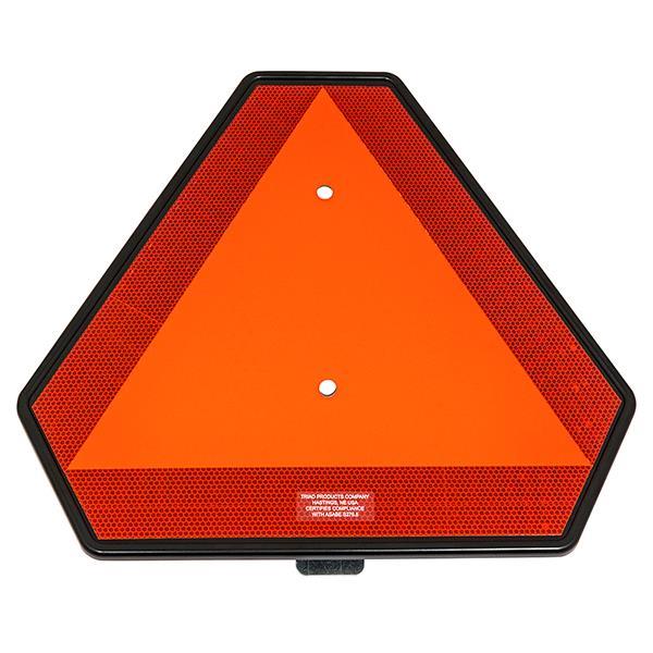 Plastic Slow Moving Vehicle Triangle - 12 Pack