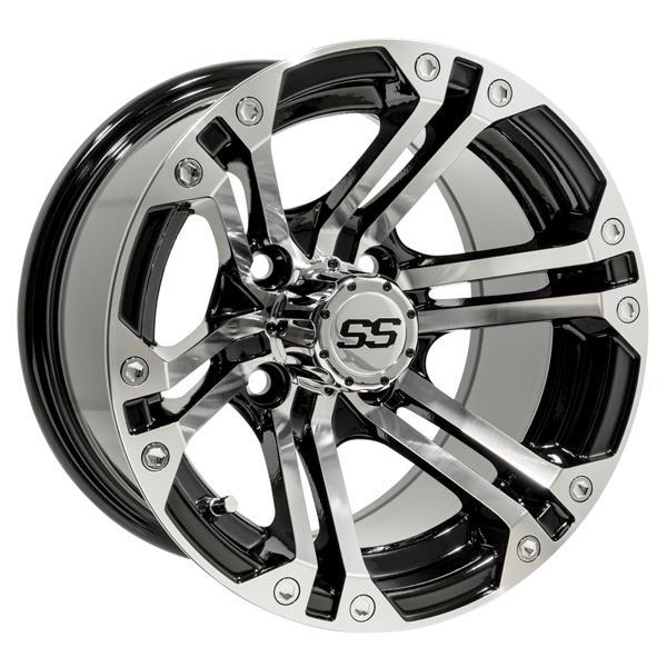 12x7 GTW® Machine / Black Specter Wheel