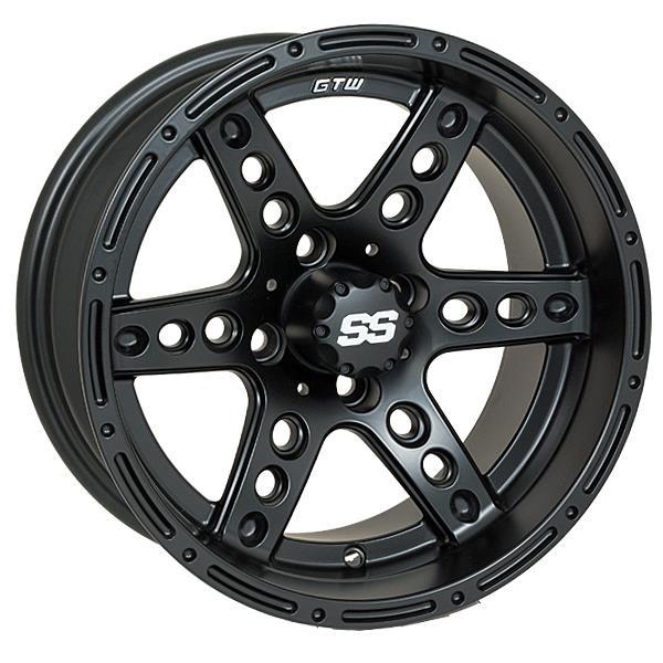 GTW® Dominator 14x7 Matte Black Wheel (3:4 Offset)