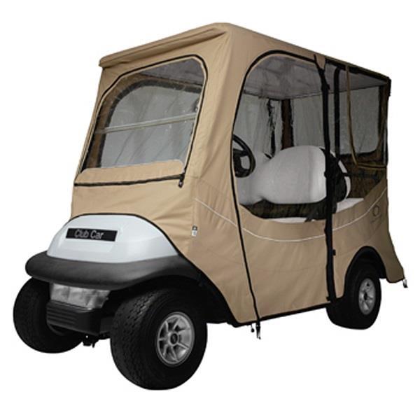 Classic Accessories Custom Club Car Precedent 4-Passenger Khaki Enclosure (Years 2004-Up)