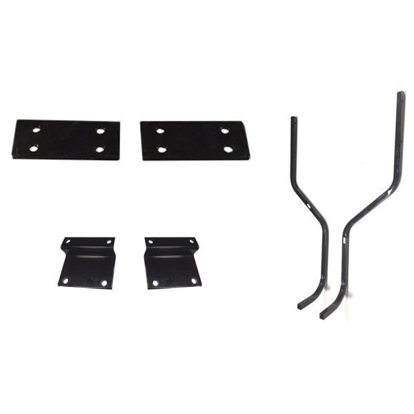 E-Z-GO TXT/T48 Mounting Brackets & Struts for Versa Triple Track Extended Tops with Genesis 300 Seat Kits