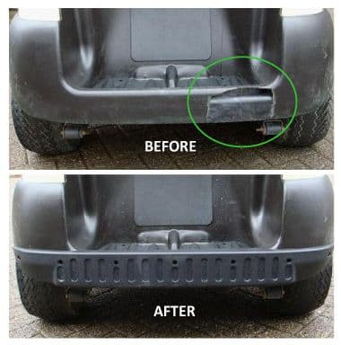 Club Car Precedent Rear Bumper Cover (Years 2004-Up)