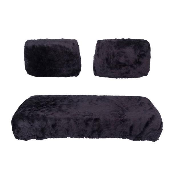 3-Piece Acrylic Black Seat Cover (Years Club Car DS / Yamaha G2-G9 Models)