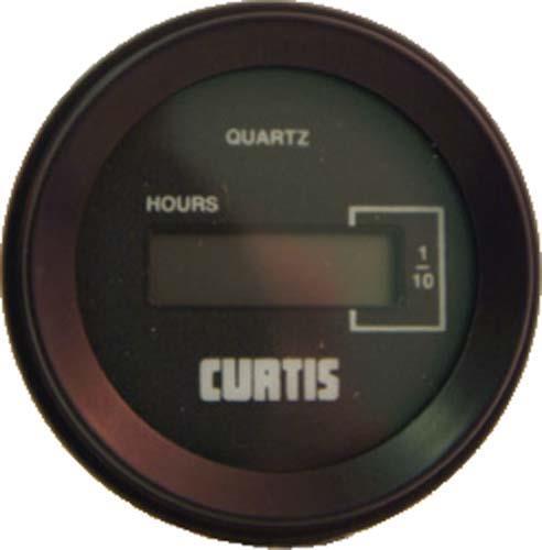 Curtis 12-48 Volt Round Hour Meter (Universal Fit)