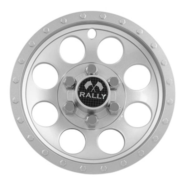 10 inch Silver Metallic Rally Wheel Cover