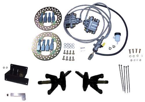 Jake's™ Club Car Precedent Front Disc Brake Ki Club Car DS Front Disc Brake Kit W/ Long Travel (Years 1981-2004.5)