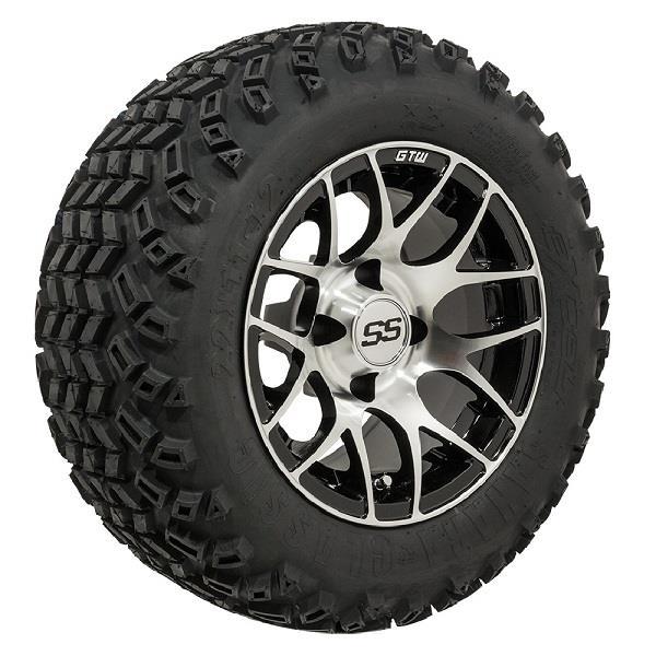 Set of (4) 12 inch GTW® Pursuit Wheels on A/T Tires