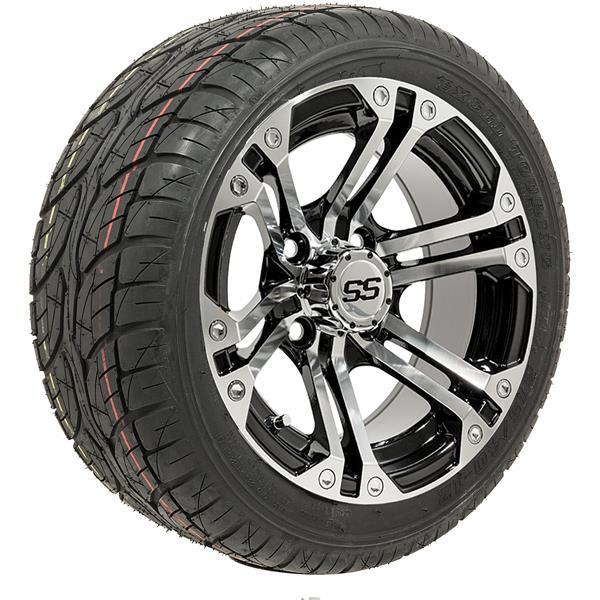 Set of (4) 12" GTW® Specter Wheels on Lo-Pro Street Tires