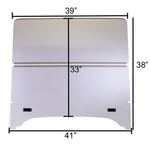 Folding Clear 1/4” Windshield for Storm Body Kits with 1” Struts