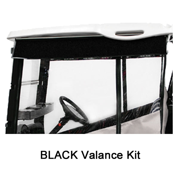 E-Z-GO RXV/T48 Black Sunbrella Chameleon Valance