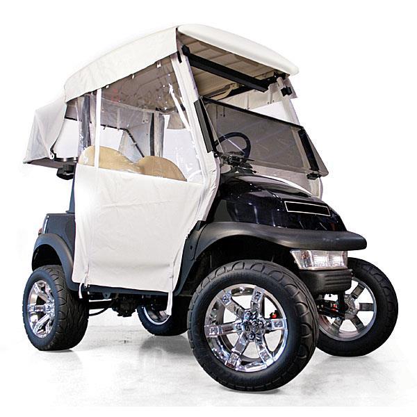 Club Car Precedent 2-Passenger RedDot® 3-Sided White Vinyl Enclosure (Years 2004-Up)