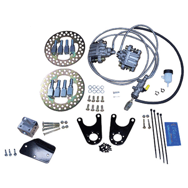 Jake's Club Car DS Front Disc Brake Kit W/ Spindle Lift (Years 1981-2008.5)