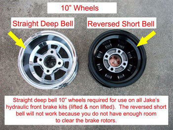 Jake's™ Club Car Precedent 4? Lifted Disc Brake Kit (Years 2008.5-Up)